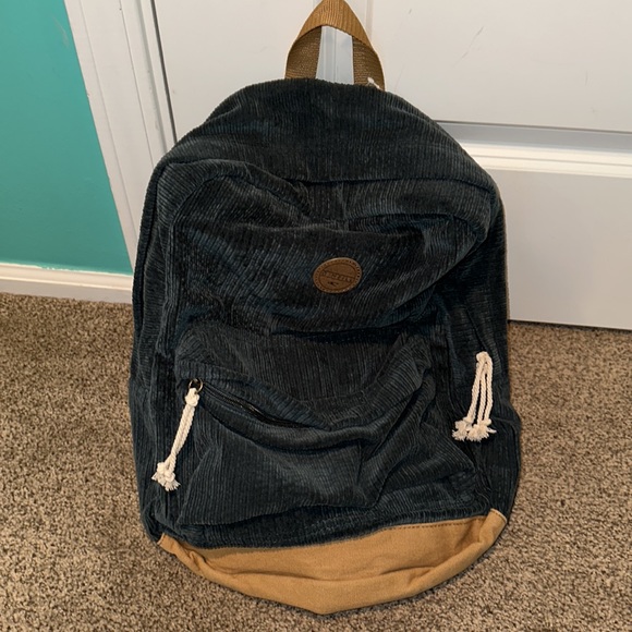 O'Neill Bags Teal Blue Oneill Shoreline Cord Backpack New With Tags